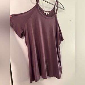Express cold shoulder top size M